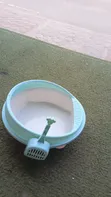 SunSun Round Litter Box with Scoop - 2