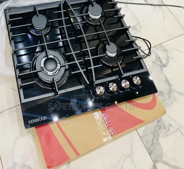 Kenwood 60cm 4 Gas Hob (Black) - 1