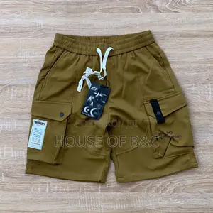 Men's Brown Cargo Shorts - Brand New