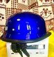 Como Retro Half-Face Motorcycle Helmet with Goggles - 1