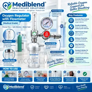 Oxygen Flow Meter - Glass Type