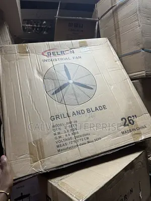 26-inch Delron Industrial Standing Fan