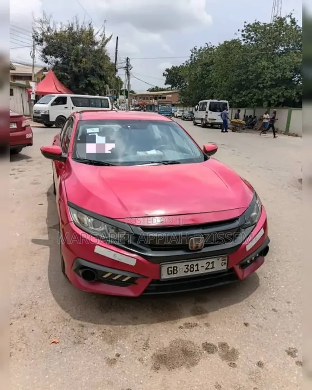 Honda Civic 2016 Red - 1