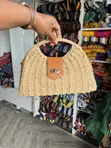 Brown Straw Bag - 2