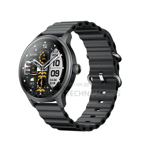 Oraimo Watch 5R Pro OSW-830 AMOLED Smartwatch - Black - 1