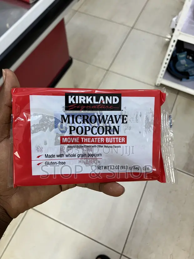 Kirkland Microwave Popcorn - Natural Butter Flavor - 1