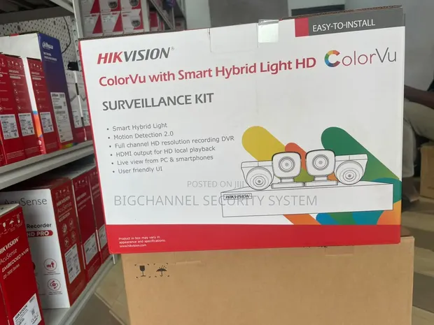 Hikvision ColorVu 4-Channel CCTV Kit with 2 Cameras - 1