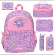 Smiggle School Bag Set - Pink Cartoon - 2