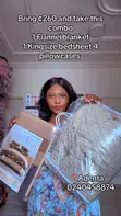 Kingsize Bedsheet and Flannel Blanket Combo - 1