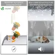 VOUNOT 200x80cm Transparent Door Canopy - UV-Resistant Polycarbonate - 4