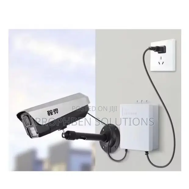 Mini UPS Battery Backup for CCTV & Router - Black - 1