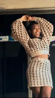Crochet Open Shell Two-Piece Outfit - Pre-Order - 1
