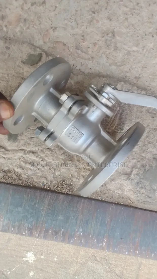 1" SS Ball Valve 150LBS Flange Type - 1