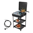4-Burner Gas Stove with Stand and Cover - 1