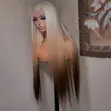 30-Inch Blonde & Brown Ombré Wig with Kim K Closure - 2