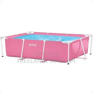 Intex 2.2m Rectangular Metal Frame Swimming Pool