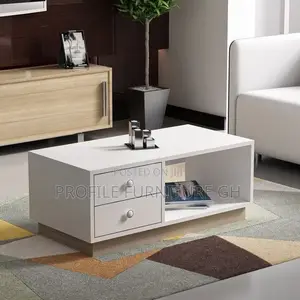 Laminated Center Table - White
