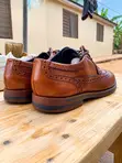 100% Premium Leather Italian Shoes - Size 43 - 2