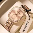 Poedagar Ladies Luxury Quartz Wristwatch - Silver Blue Dial - 4