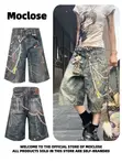 American Street Print Design Jeans - Pre-order - 3