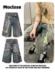 American Street Print Design Jeans - Pre-order - 4