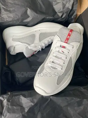 Prada America's Cup Sneakers - White