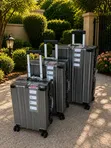 Premium 3-Piece Hard-Shell Travel Luggage Set - 3
