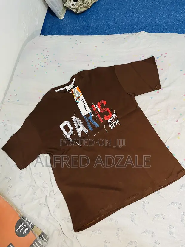 Men's Beige Cotton T-Shirt 2XL - 1