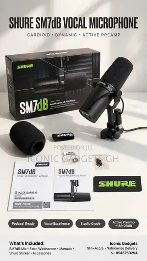 Shure SM7dB Vocal Microphone