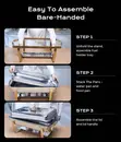 Gold and Silver Chafing Dish Buffet Set - 3