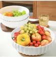 Large 16" Ceramic Serving Bowls (Set of 2) - 5