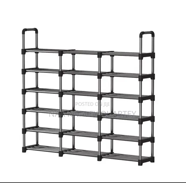 8-Tier Dustproof Shoe Rack - 1