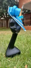 Luxury Fascinator with Silk Abaca Bow & Pearls - 2