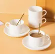 6pcs Ceramic Tea Cup and Saucer Set with Spoons - 1