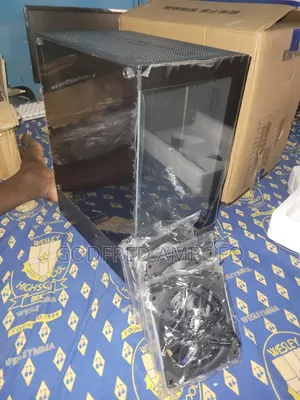 Mini ATX Glass Computer Case with Fans