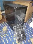 Mini ATX Glass Computer Case with Fans - 1