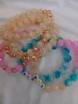 Handmade Crackle Beads Bracelets - 4