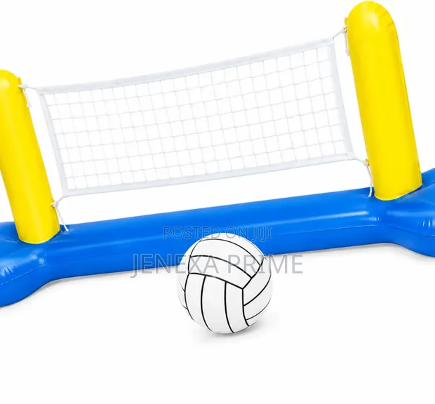 Easy to Inflate Volleyball Set for Swimming Pool - 1