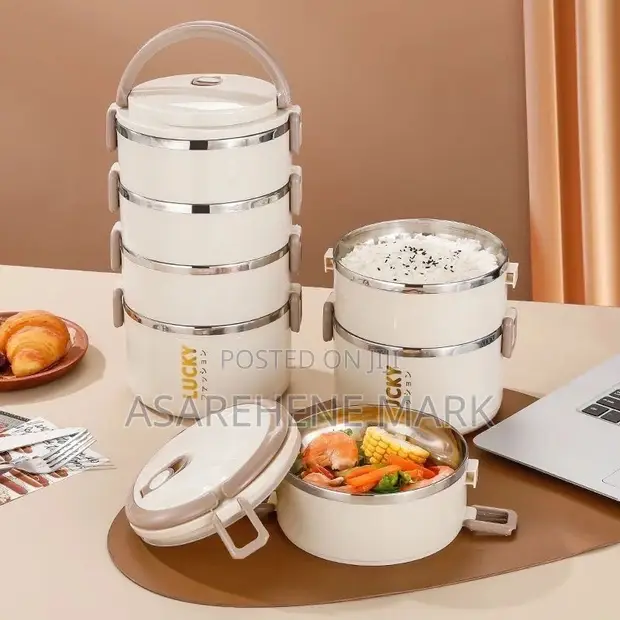 Insulated Lunch Box - Stainless Steel Food Container - 1