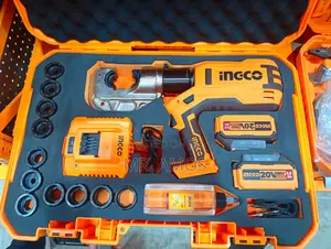 INGCO 120KN Cordless Hydraulic Crimping Tool (16-400mm²)