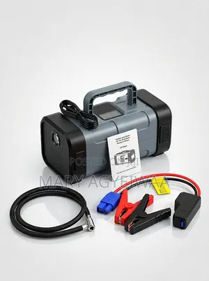 NEXPOW 5-in-1 Car Jump Starter with Air Compressor & Torchlight (1600A)