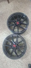Complete Set of R17 Rims with Honda Crown - 1