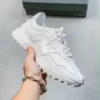 Authentic New Balance 327 White Sneakers - 2