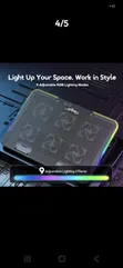Oraimo Dual USB Laptop Cooler with Adjustable Phone Stand - 3