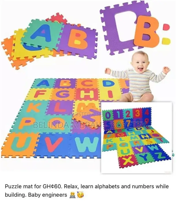 Alphabet & Number Foam Puzzle Mat - 1
