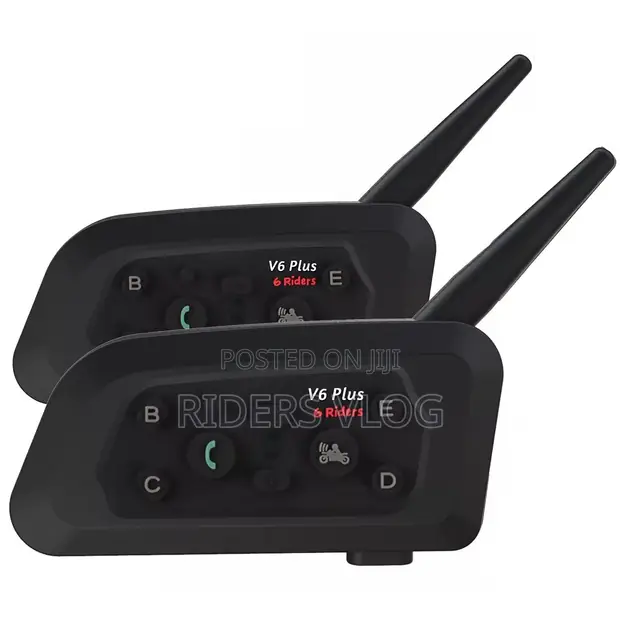 V6 Plus Motorcycle Bluetooth Intercom Headset - 1