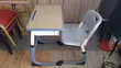 Adjustable Mono School Desk - Metal, Plastic, Wood - 2