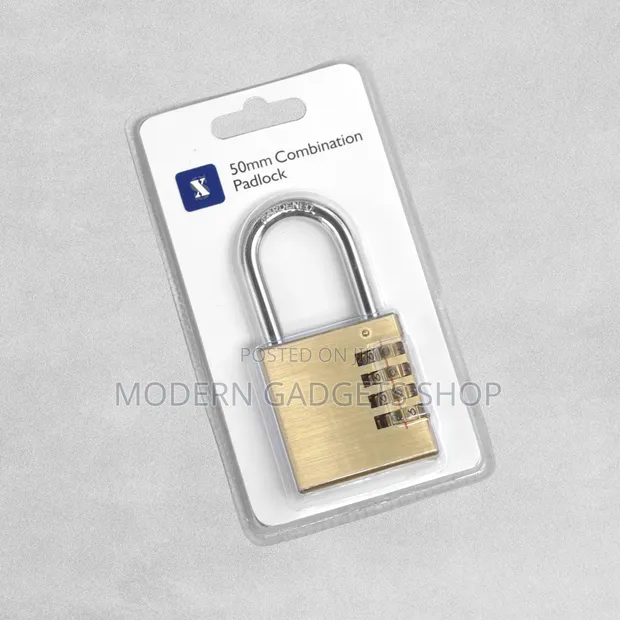 Y2K 4-Digit Combination Padlock - Keyless Security - 1