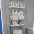 3-Tier Over-the-Toilet Storage Rack with Drawers - 2