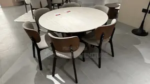 Luxury 6 Seater Adjustable Dining Set with Drawers
